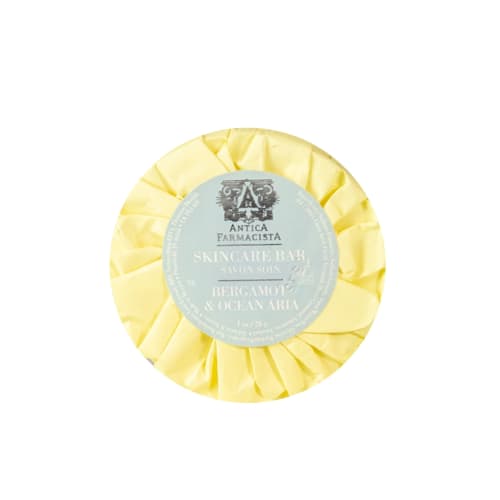 Antica Farmacista  1oz/28g Bergamot & Ocean Aria Aloe Soap - Pleat Wrap